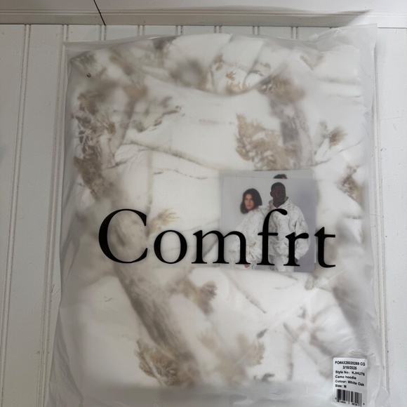 NEW Comfrt Camo Hoodie Unisex White Oak - Picture 5 of 5
